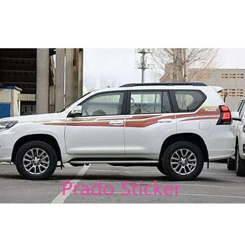 Car stickers FOR Toyota Prado 2010-2020 Personalized customization of car body fashion creative decal modification