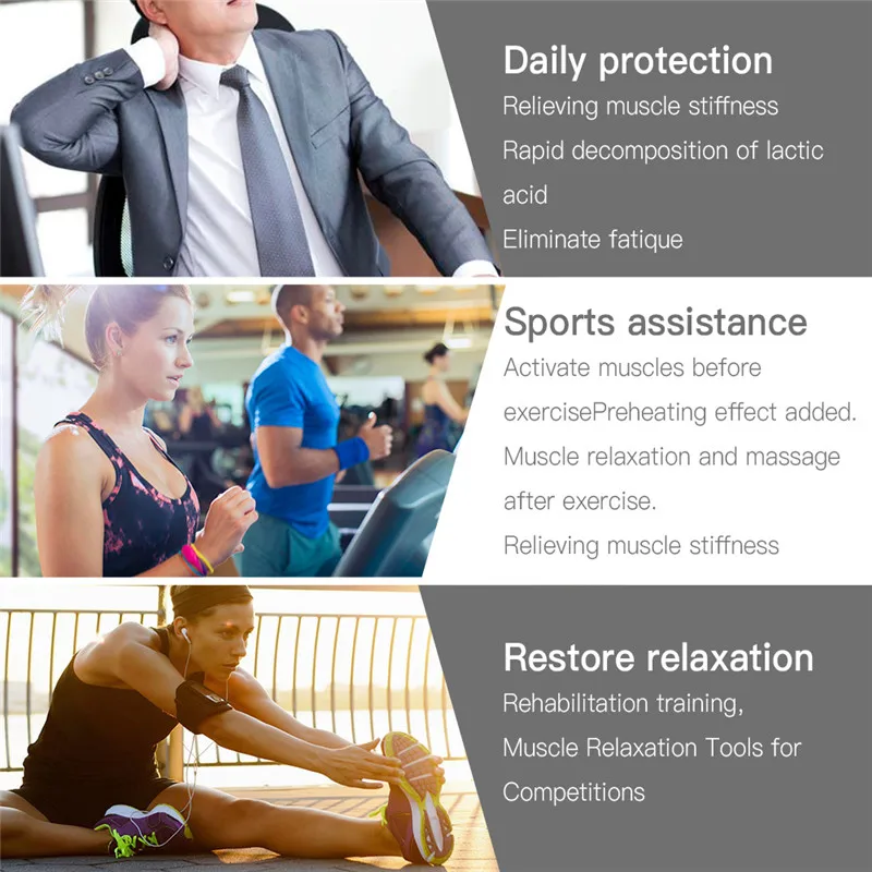 New massage gun physiotherapy instrument mute touch screen console massage gun electric gun massage relieve pain