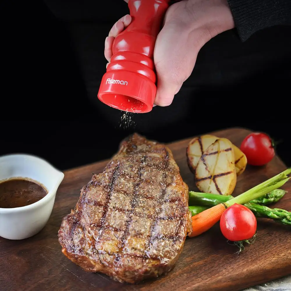 Ручная мельница для перца Fissman соли с регулируемой Керамической мельницей