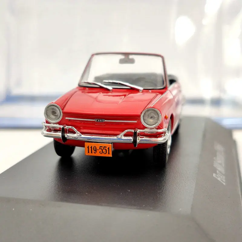 IXO 1:43 для Fiat 800 Spider 1966 красные литые модели автомобилей Ограниченная серия