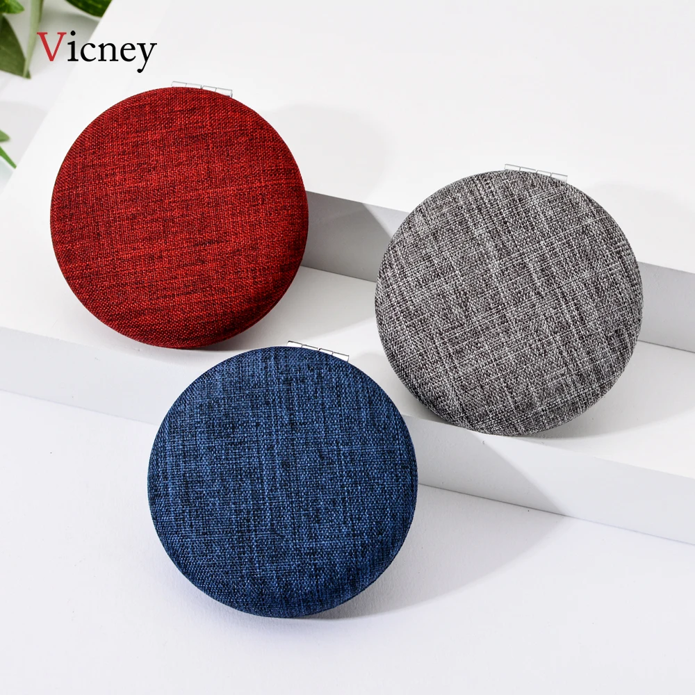 Vicney новое мини круглое карманное складное зеркало для макияжа модное креативное