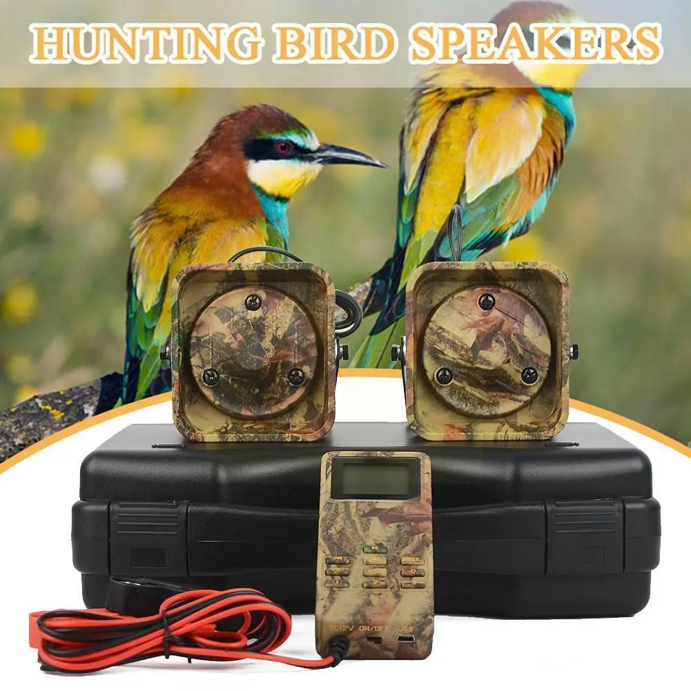 

Bird Caller Mp3 Player Sounds Device 2*50W Speaker Trap For Hunting Birds Decoy Duck Control Remote Hunting Duck V8M6