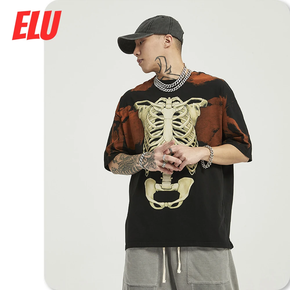 Футболка Мужская/Женская хлопковая в стиле хип хоп с коротким рукавом|Футболки