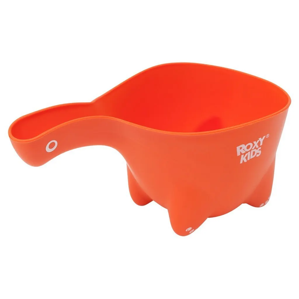 Ковш детский для мытья головы и купания DINO SCOOP от ROXY KIDS цвет оранжевый 800 мл Арт. RBS