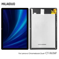 for lenovo chromebook duet ct x636f ct x636n x636 lcd display touch screen digitizer glass assembly