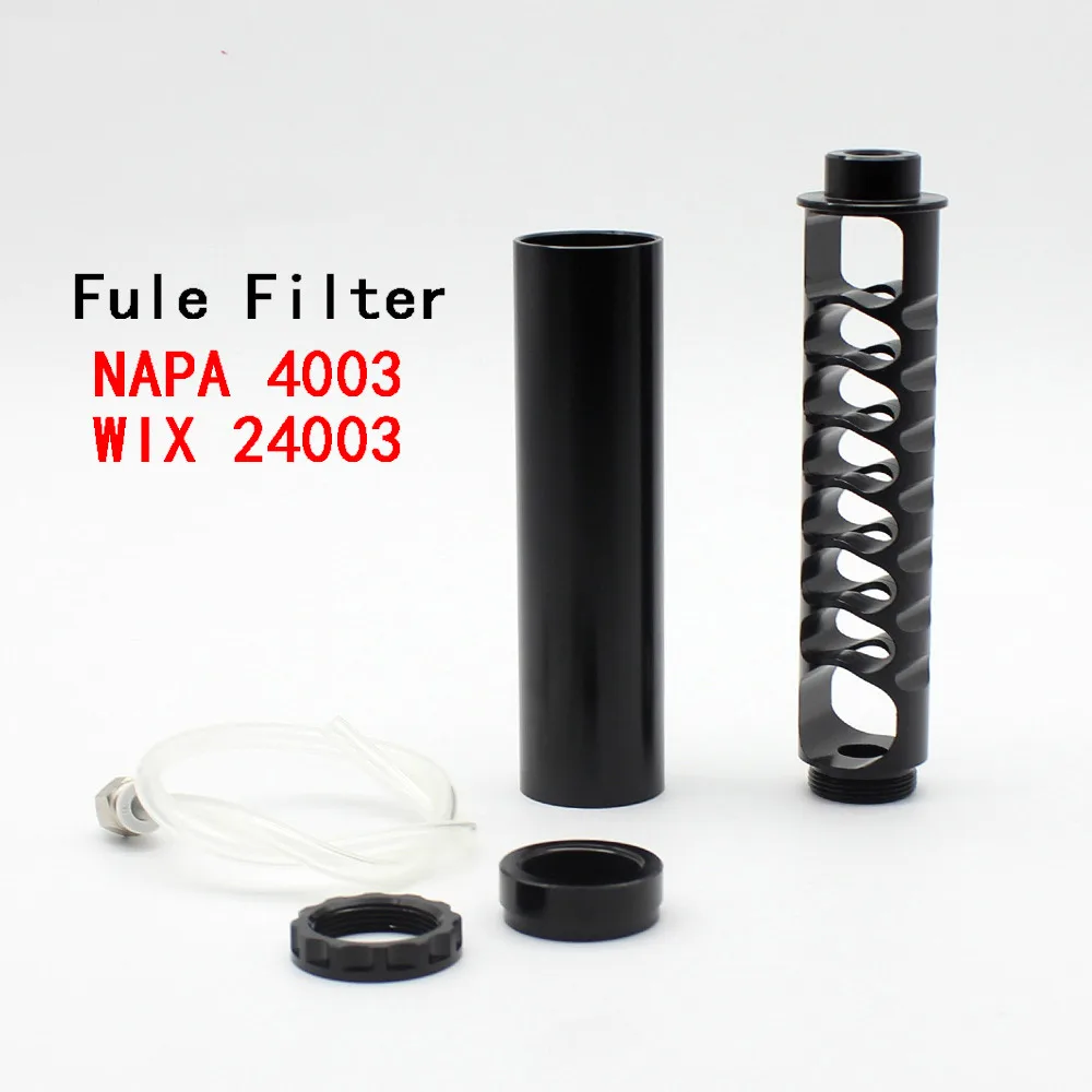 Fuel Filter Aluminum Solvent Trap 1/2-28 5/8-24 High quality for NAPA 4003 WIX 24003 | Автомобили и мотоциклы