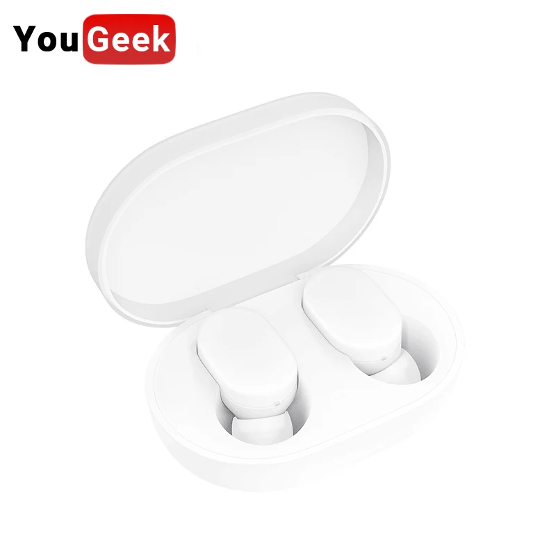 Xiaomi MIjia TWS AirDots Bluetooth 5,0 беспроводные наушники-вкладыши Молодежная версия стерео наушники с микрофоном наушники AI управление