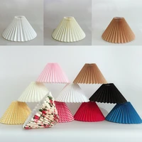 japanese style fabric lampshade pleated lamp shade for table lamp standing floor lamp bedroom decor e27