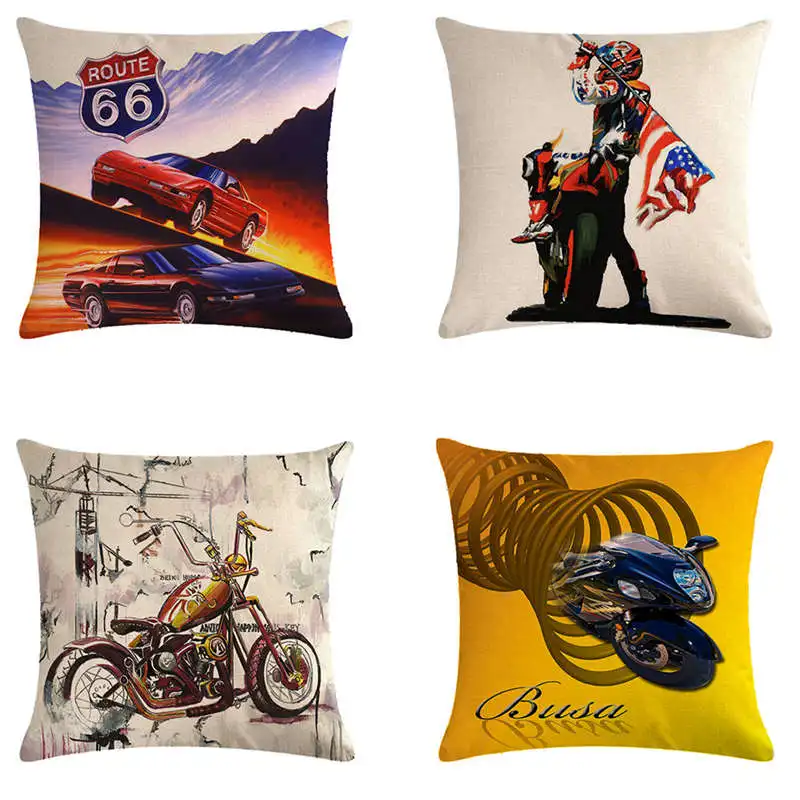 В Новогодний подарок представляет собой мотоцикл HomerDecor чехол для подушки