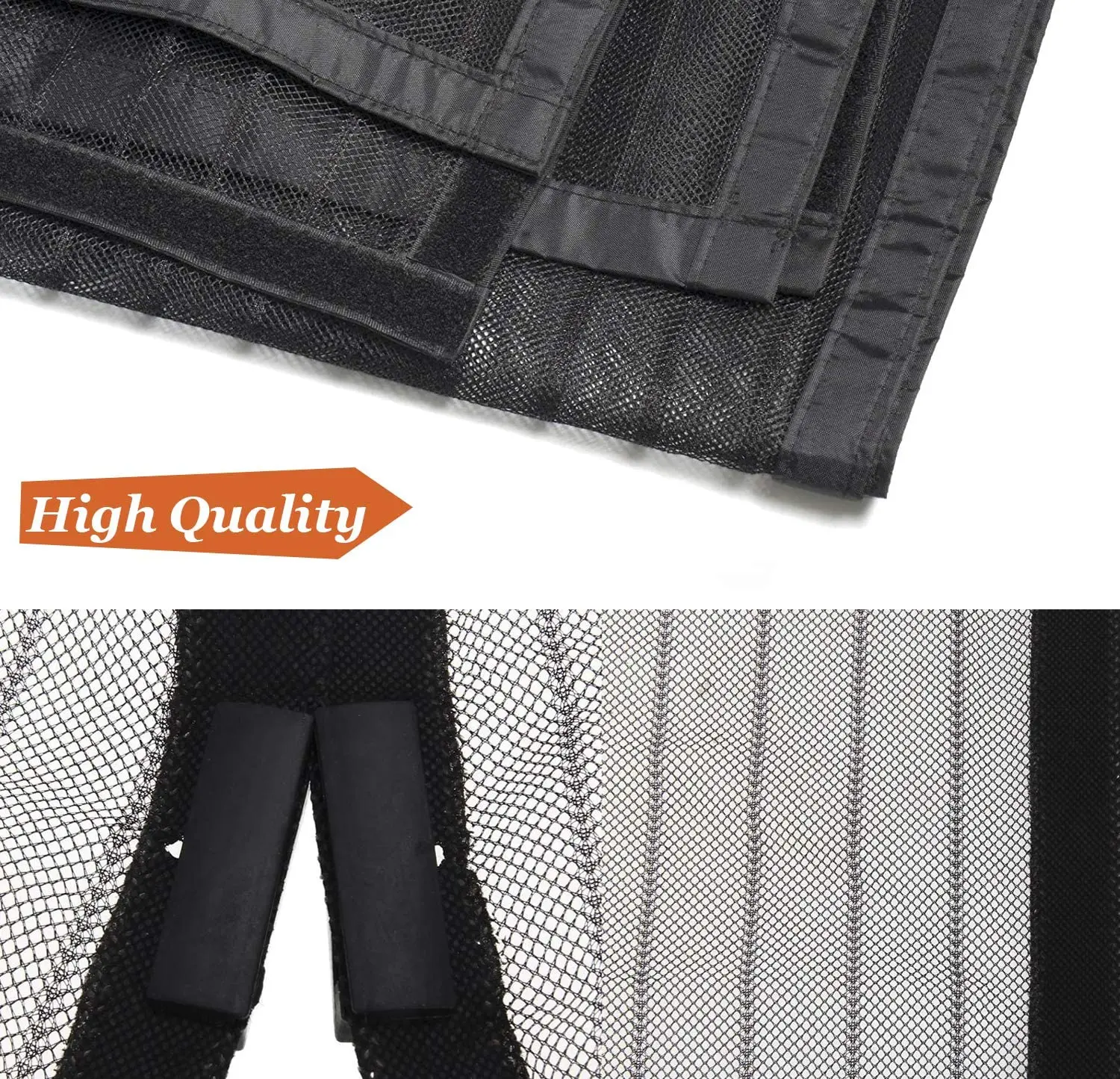 

Premium 8 Size Summer Magnetic Screen Door Curtain Net Anti Mosquito Insect Fly Bug Room Divider Automatic Closing Magnetic Bug