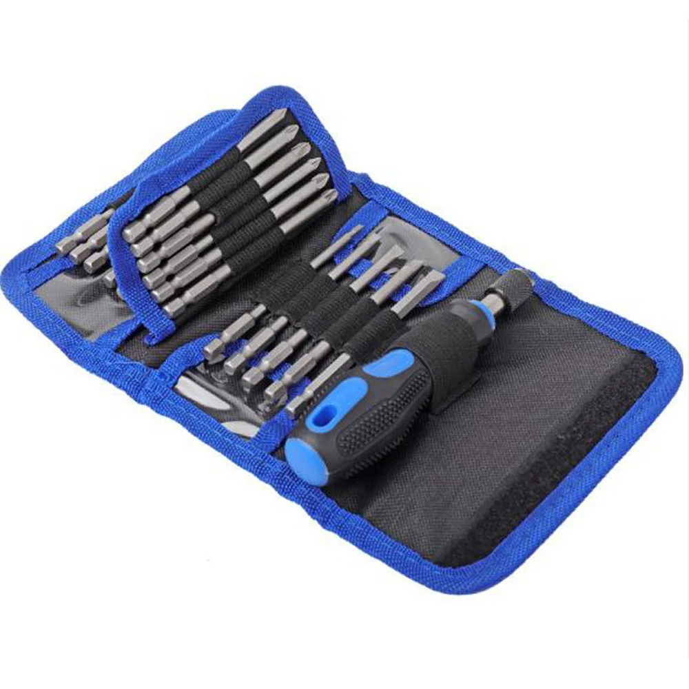 25 шт. отвертка для удлинения набор Torx держатель ручки сумка инструментов
