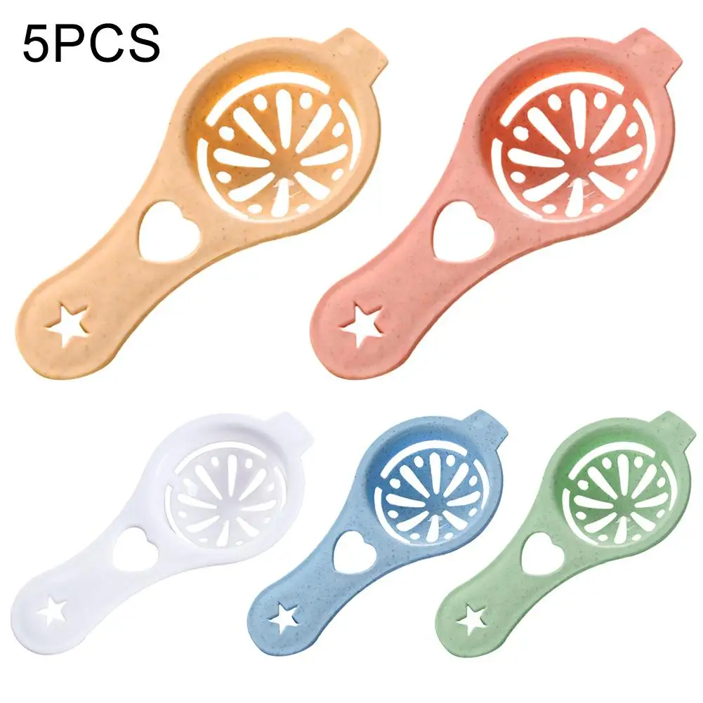 Мини Яичный желток Белый сепаратор с силиконовым держателем Удобный Разделитель