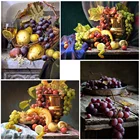 5D DIY алмазная живопись натюрморт жизнь полный квадратный набор для алмазной вышивки фрукты Алмазная мозаика, стразы домашний декор