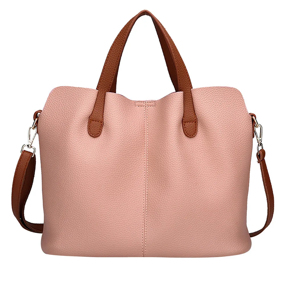 Женская сумка модная кожаная однотонная сумка через плечо на молнии на плечо Bolsa Feminina сумки Прямая Bolso Mujer# YL5