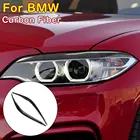 1 пара, наклейки для передних фар из углеродного волокна для BMW F87 M2 F22 F23 218i 220i 228i M235i M240i M Sport Coupe 2014-2019