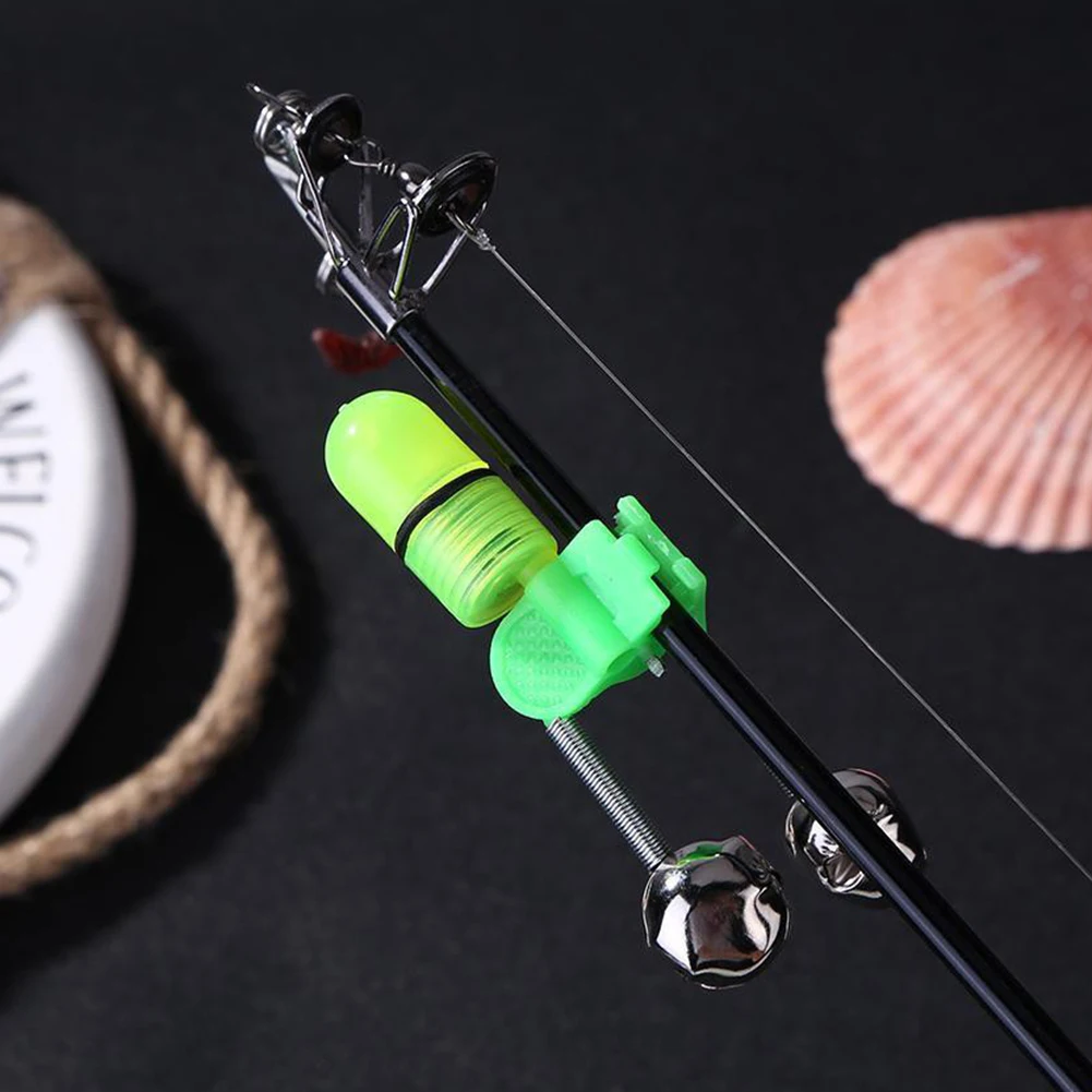 1 шт. светодиодный светильник удочка для ночной рыбалки наконечник Twin звенят