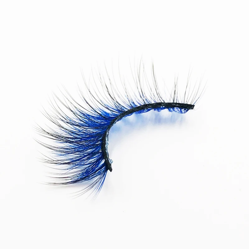 Ресницы для девушек серии E с индивидуальным ярлыком 1 пара объемные ресницы