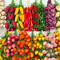 artificial simulation food vegetables fake chili pepper fruit photography props for decoration room home wall decor