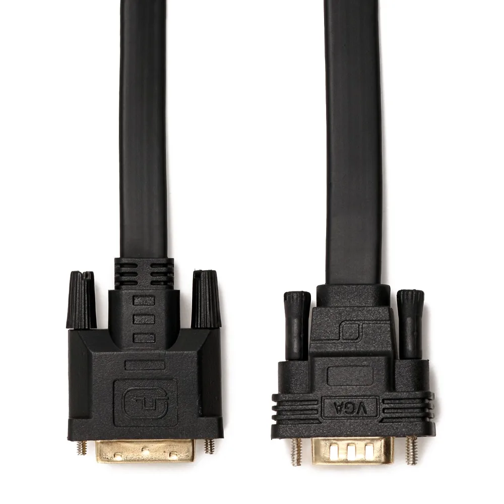 Кабель DVI VGA папа преобразователь Цифровой видеокабель для ПК монитора проектора