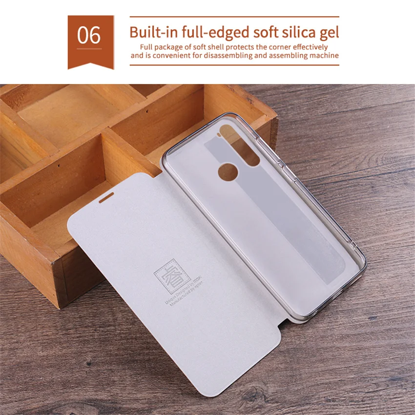 Новинка для Xiaomi Redmi Note 8 чехол Mofi флип чехол для Xiaomi Redmi Note 8 высококачественный кошелек кожаный чехол-подставка