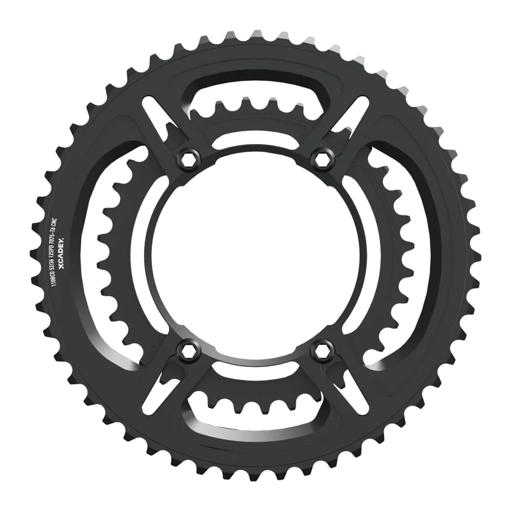 Двойная Звездочка для велосипеда 110bcd 4 Bolt 11 Speed цепь дорожного Ring 50t 34t 52t 36t 53t 39t