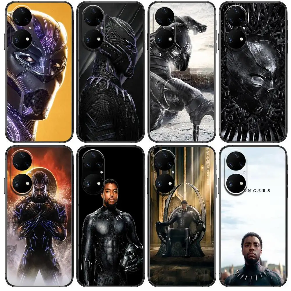 Чехол для Huawei p50 P40 p30 P20 10 9 8 Lite E Pro Plus с изображением Пантеры