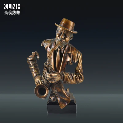 57 см современная креативная музыкальная статуя саксофона бюст Абстрактная