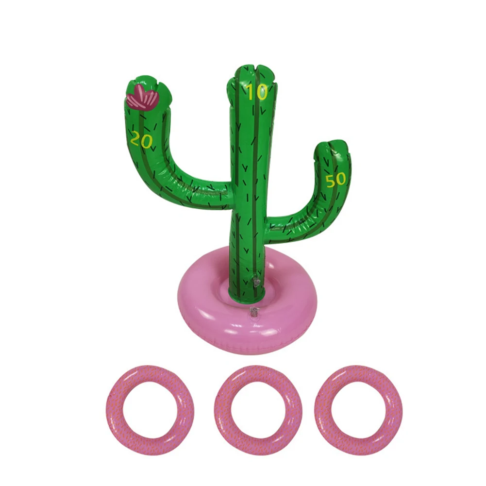 

Надувное кольцо в виде кактуса для бассейна, набор для игр в виде кольца в виде кактуса, для вечевечерние, для путешествий