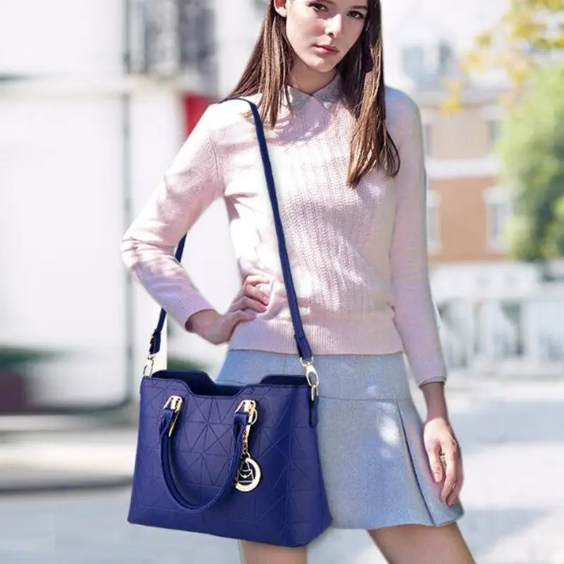 

2020 brand ladies diamond lattice strap high quality shopping work dress large capacity totes women crossbody shoulder handbag