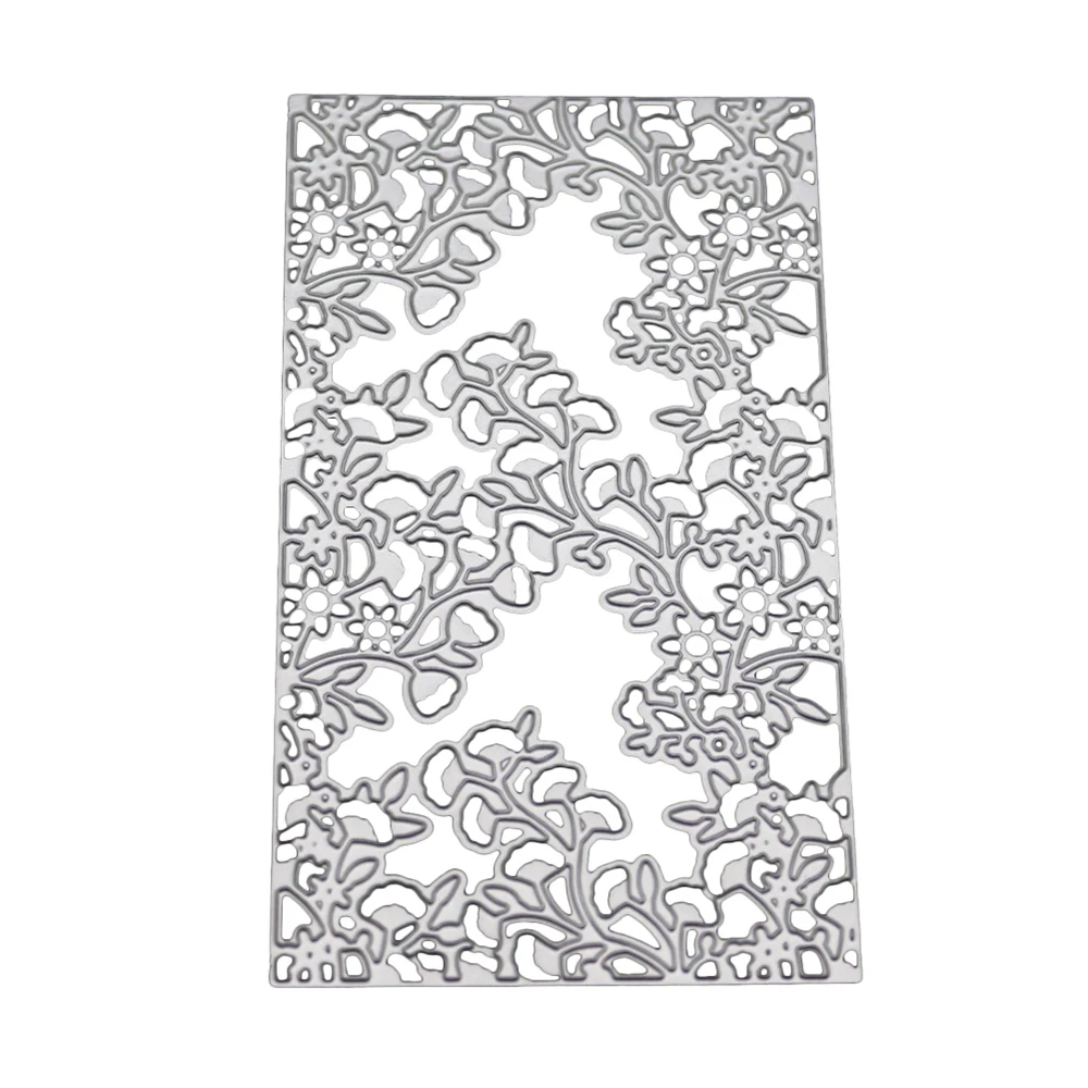 Цветочные границы металлические трафареты для пресс формы тиснение кружево