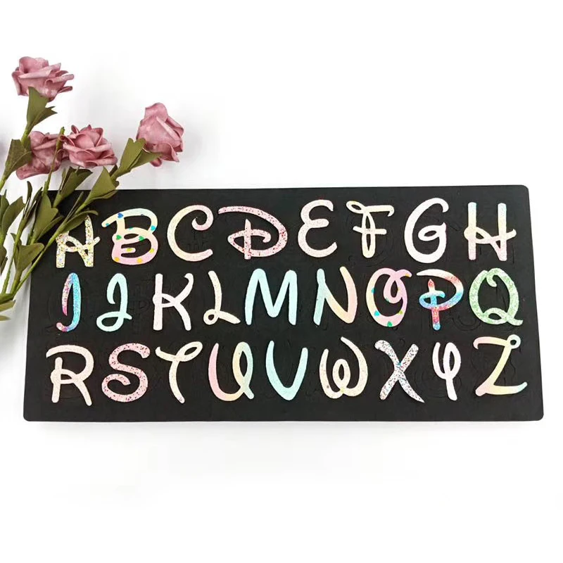 Милые металлические Вырубные штампы для рукописного письма скрапбукинга альбом