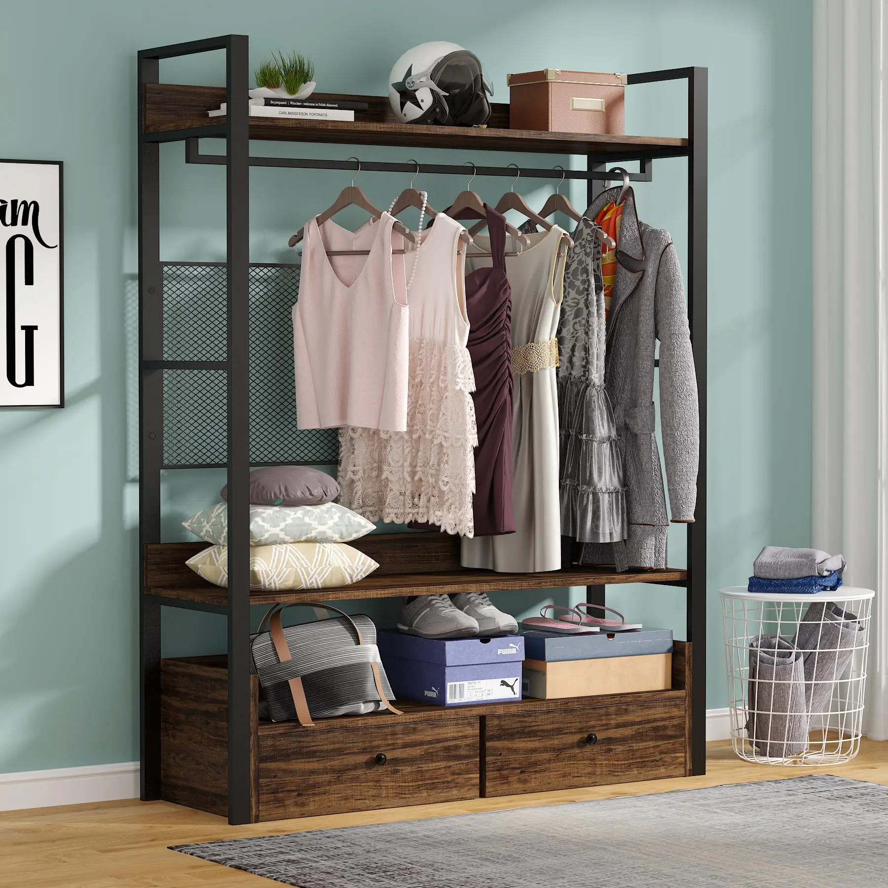 

Tribesigns Free-Standing Closet Organizer