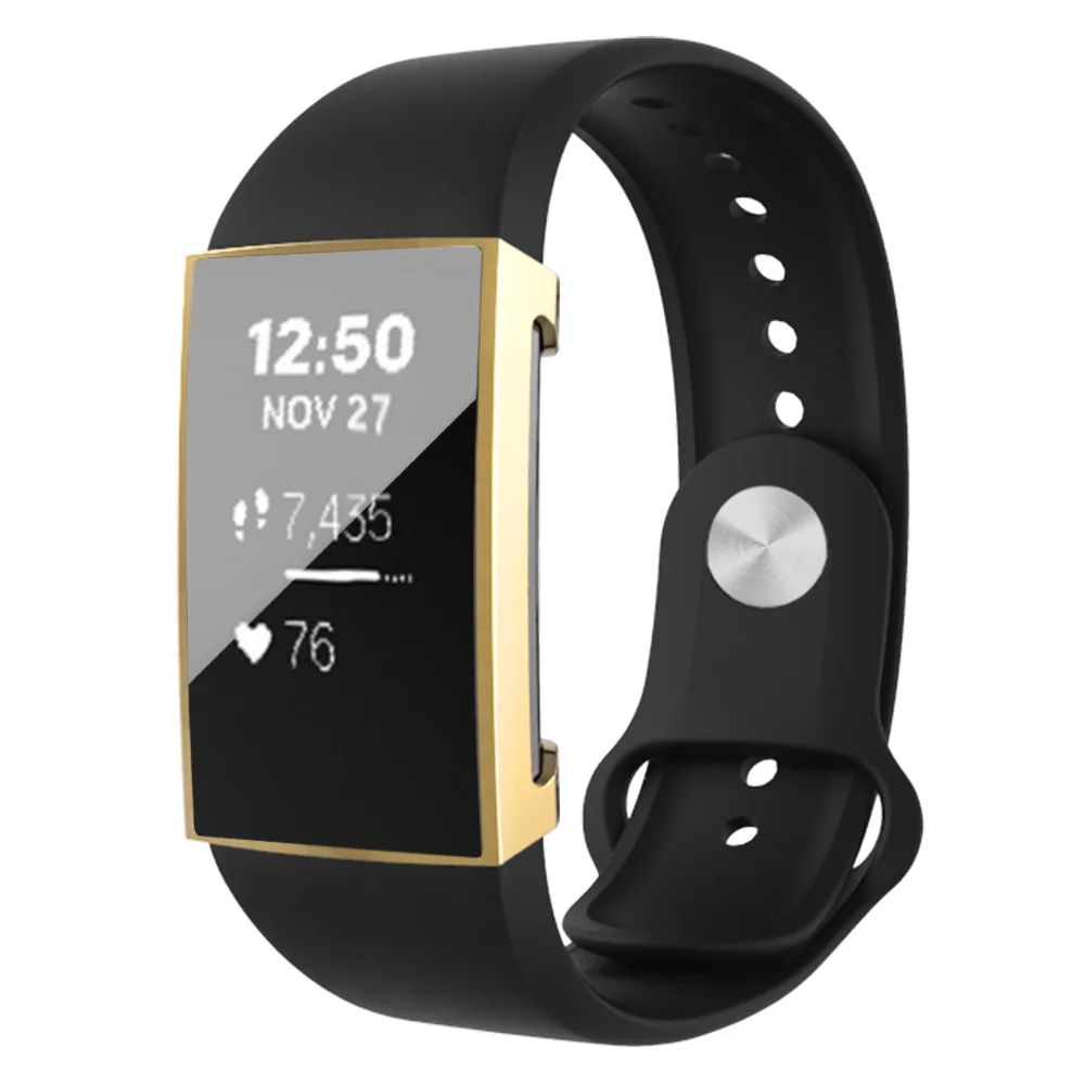 1 шт. защитный чехол для Fitbit Charge 3 Band TPU силиконовый прозрачная ультратонкая защита