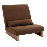 floor folding single seat sofa bed modern fabric japanese living room furniture armless lounge recliner occasional accent chair