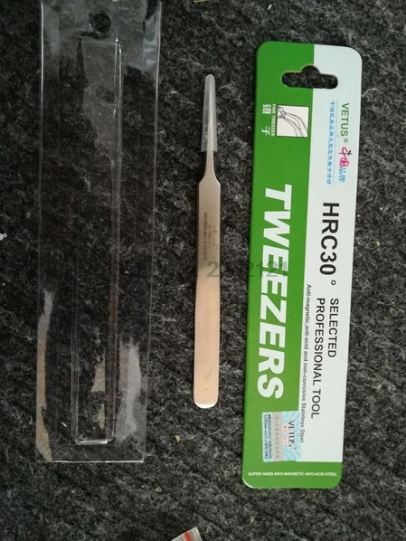 500 шт. антистатические пинцеты из нержавеющей стали от dhl или ems | Красота и