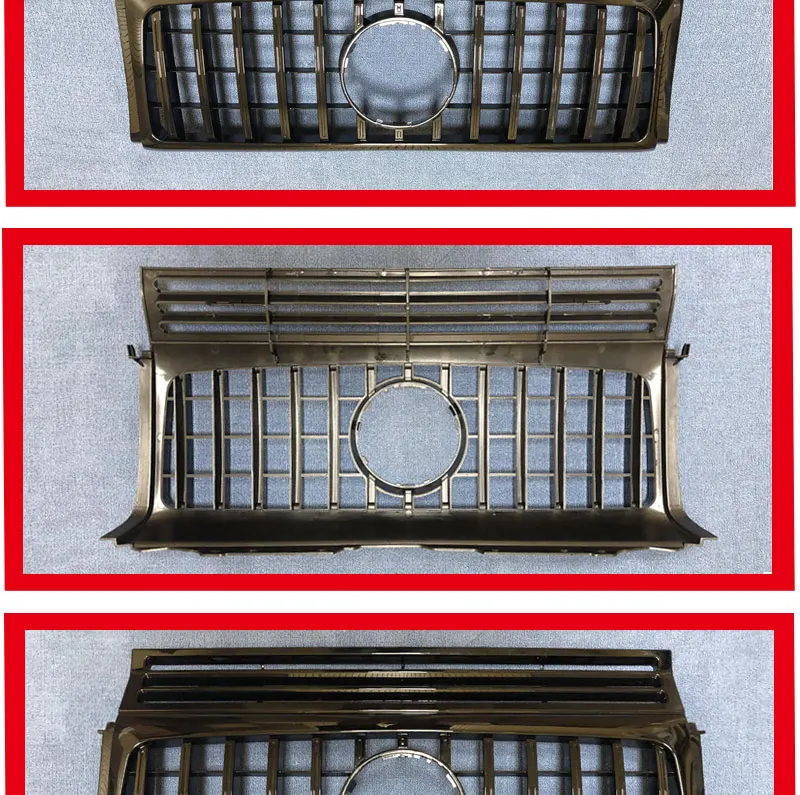 W463 решетка GT Grills подходит для MercedesMB G Class Sports G500 G550 1:1 замена Передняя решетка без знака ABS черный 1990