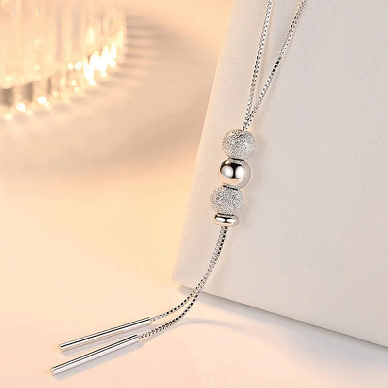 Женская Длинная цепочка с подвеской-кисточкой |