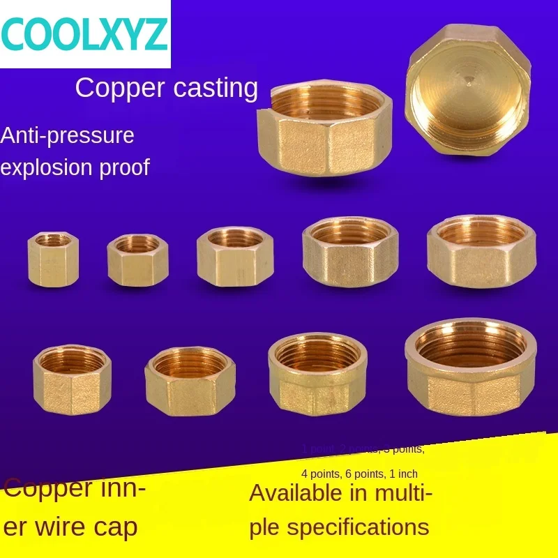 Медная внутренняя проволока 1/2 дюйма наружная штепсельная Вилка для