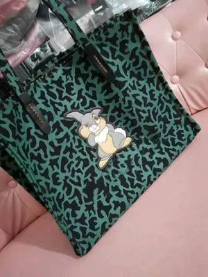 Новая сумка на плечо из парусины Disney Dumbo Большая вместительная сумка-тоут Женская