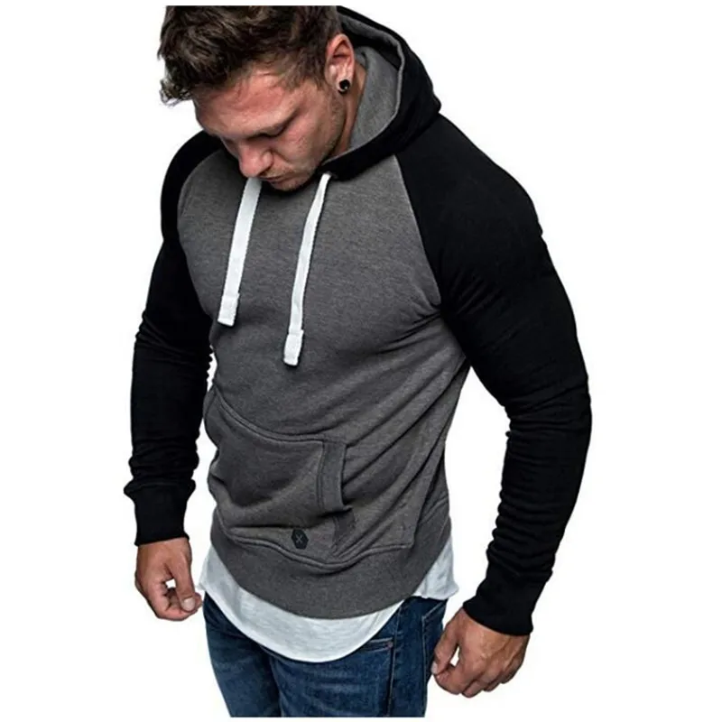 2019 брендовая одежда мужские толстовки тонкий свитшот с капюшоном унисекс пальто