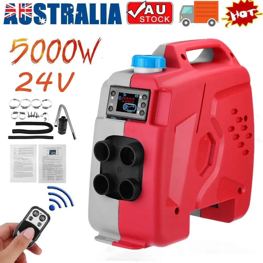 

Car Heater 5KW 12V 24V Air Diesels Heater Parking Heater With Remote Control LCD Monitor for RV Bus Motorhome Trucks Boats