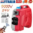 Автомобильный обогреватель, 5 кВт, 12 В, 24 В, воздушный дизельный Обогреватель, стояночный обогреватель с пультом дистанционного управления, ЖК-монитор для автофургонов, автобусов, автодомов, грузовиков, лодок