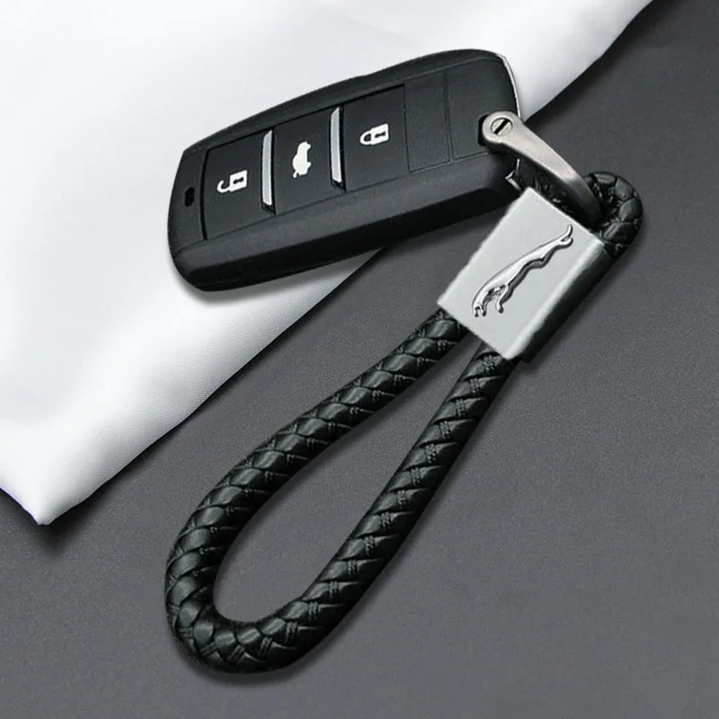 

1pcs Car Emblem Keychain Keyring Trinket Hook For Jaguars XK Tijera Ropa Llavero F-TYPE V8 S XF XJ 13MY I-PACE XE C-X75 F-PACE