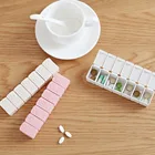 Чехол для таблеток на 7 дней, пластиковый контейнер для хранения лекарств