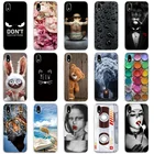 Чехол-накладка для ZTE Blade A3 2020, силиконовый, с рисунком животных, 2020 дюйма