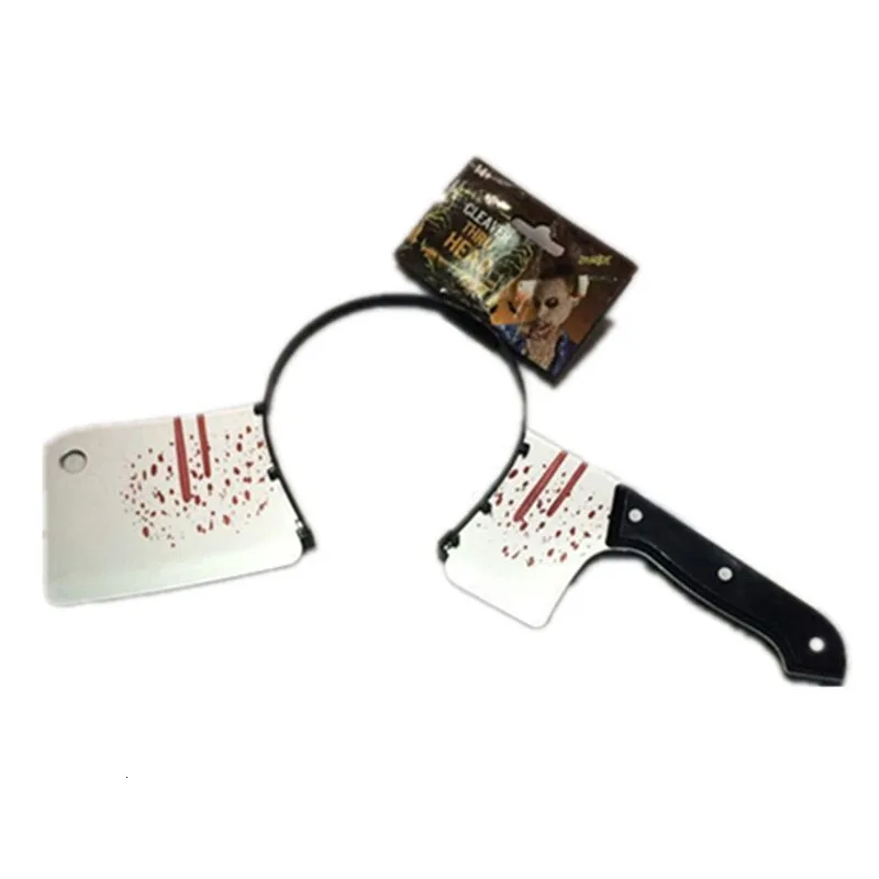 Ужас одежда Нож Хэллоуин Реквизит Trick Забавные террористов игрушки для Хэллоуина