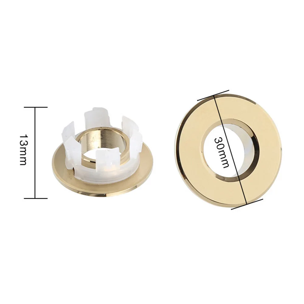 Креативная Крышка для раковины с переливным отверстием латунная декоративная