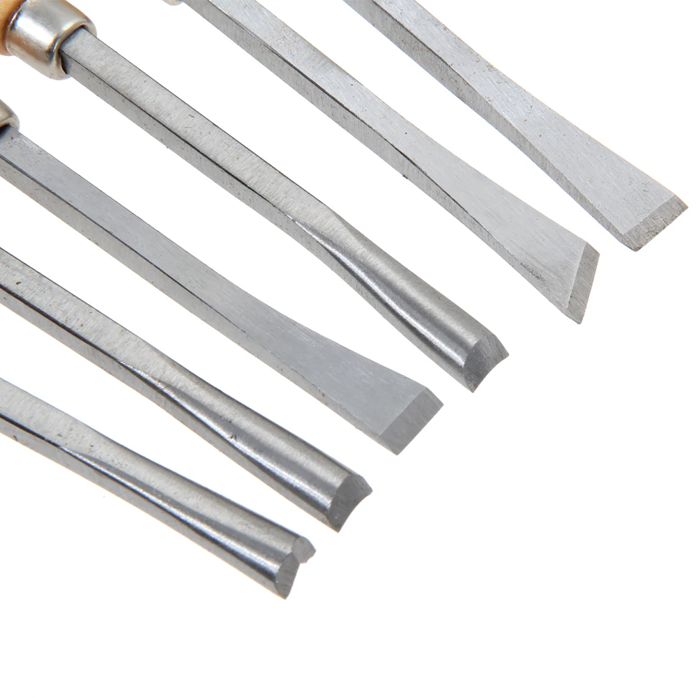 

6Pcs Manual Wood Carving Hand Chisel Tool Set Carpenters Woodworking Carving Cutter DIY Hand Tools Woodworkers Chisel Polishing