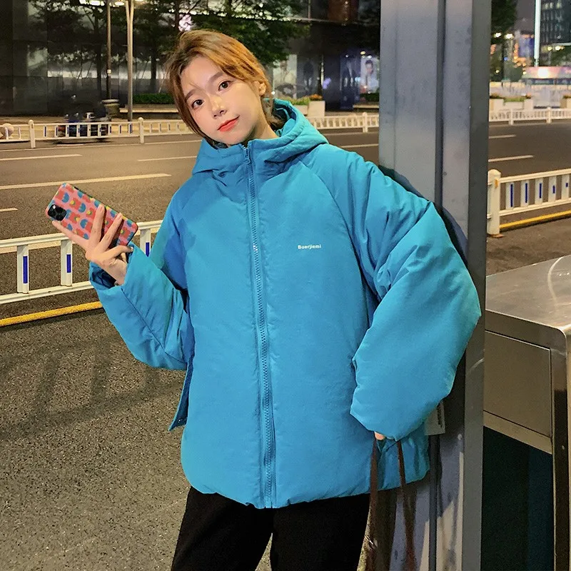 2020 Winter Down Jacket Women Hooded Coat Female Thick Cotton Padded Ladies Overcoat Large size Casual Loose Parka Mujer