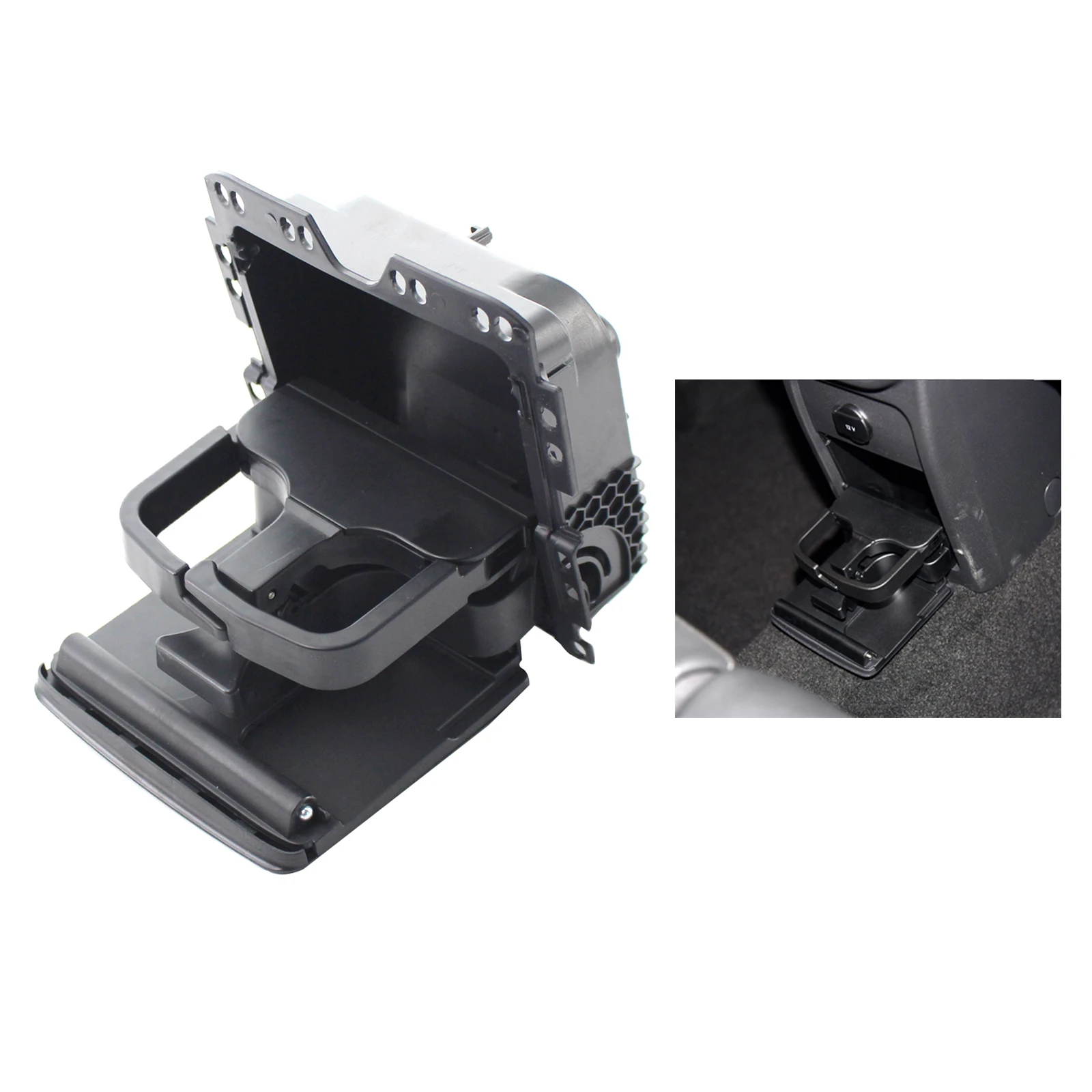 Продажа Многофункциональный Универсальный держатель для напитков Veichle, держатель для напитков 7N0862533 для Volkswagen Tiguan, автомобильный органайзер для бу...